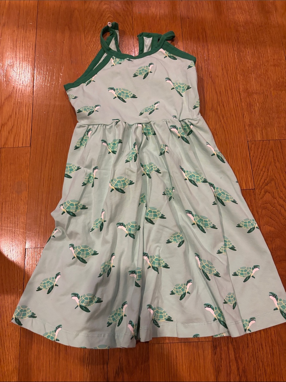 Monica + Andy Mint Green Sea Turtle Summer Dress
